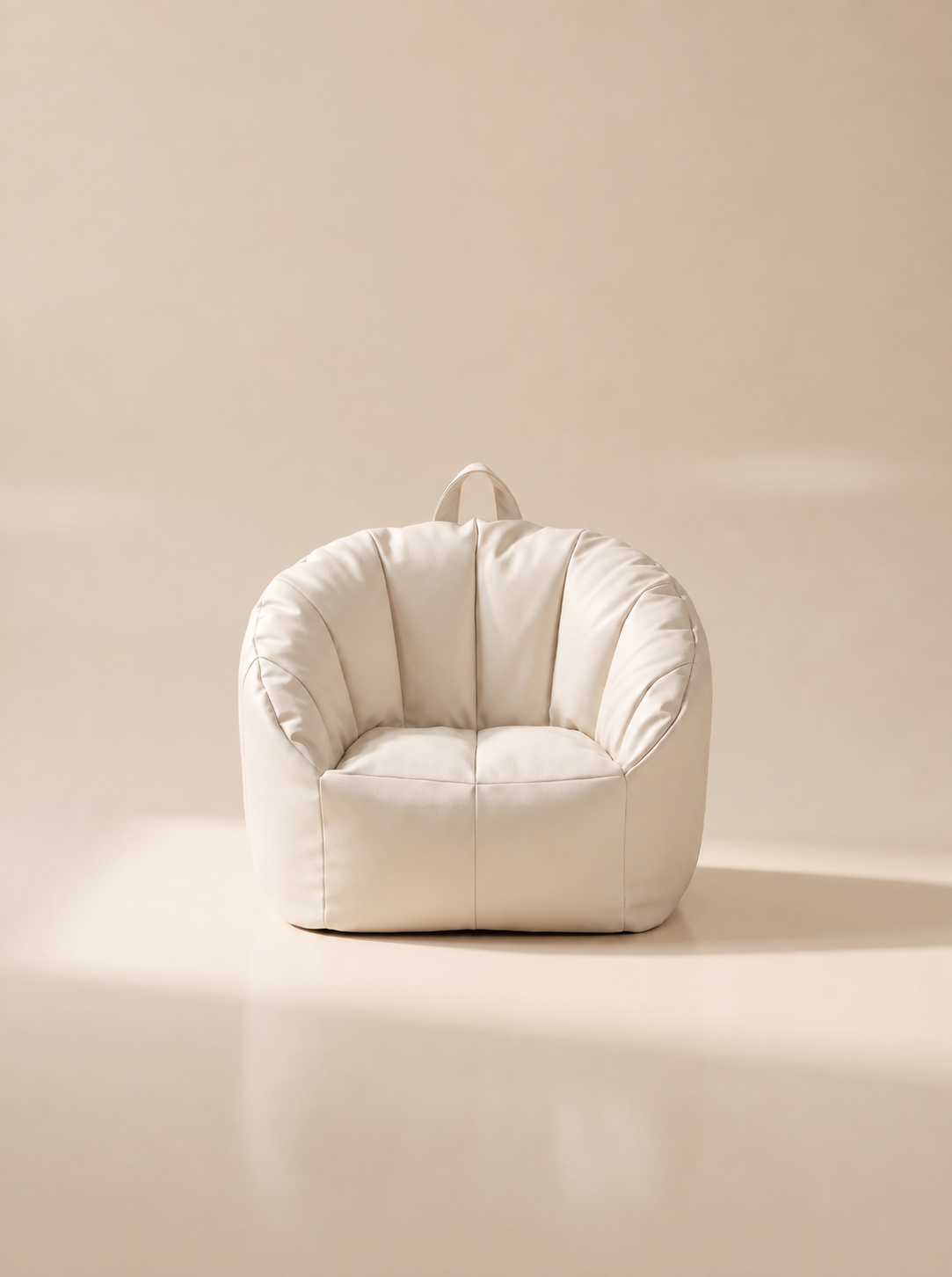 Scalloped child's sofa